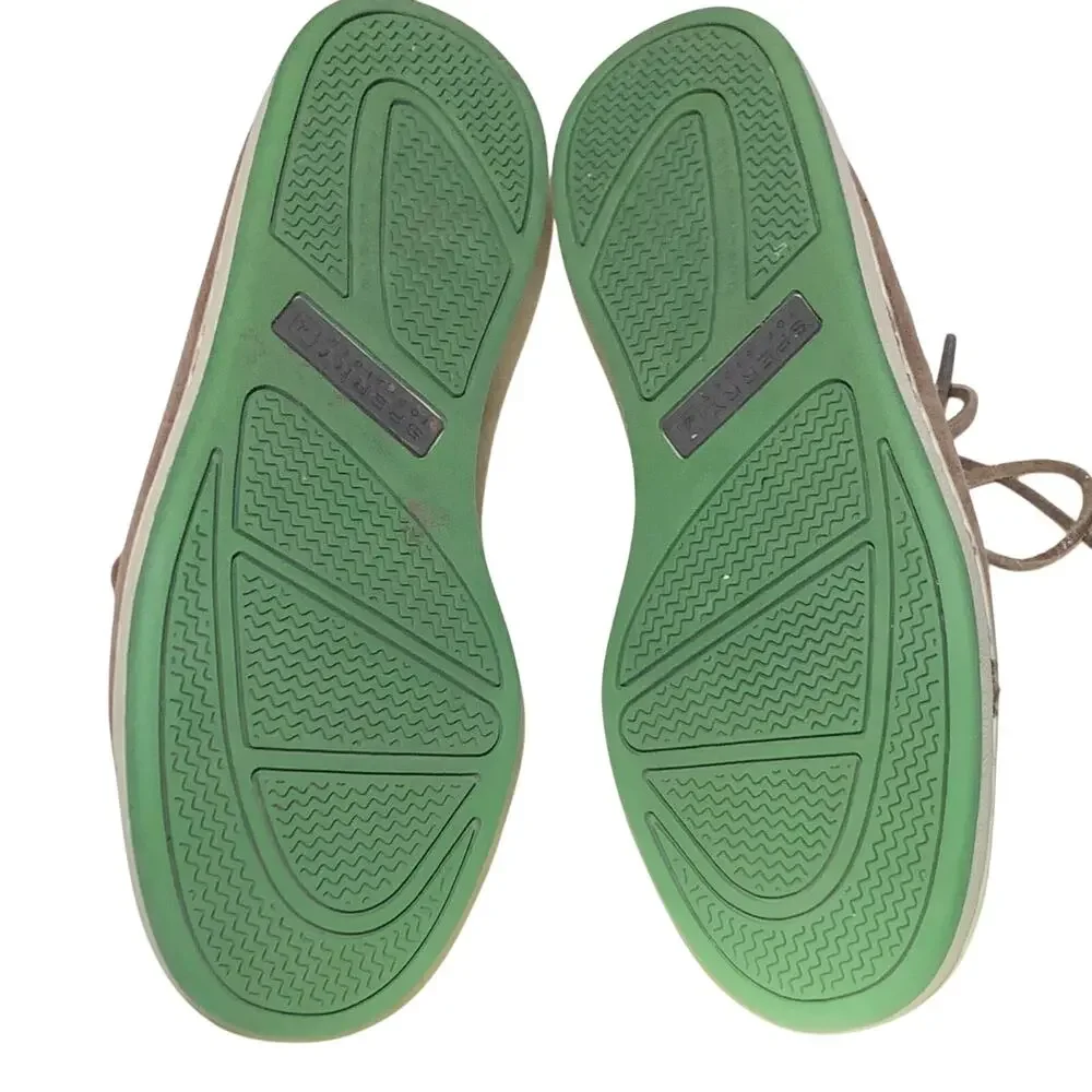 Sperrys Top Sider Boat Shoes Boys 13.5 Brown Spy Cupsole 2-Eye Nautical Leather - Picture 10 of 12